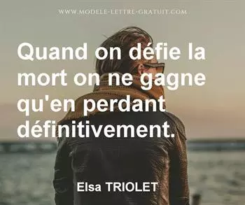 Citation de Elsa TRIOLET