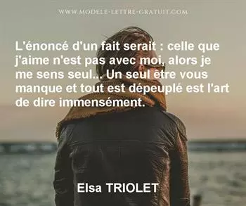 Citation de Elsa TRIOLET