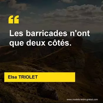 Citation Elsa TRIOLET