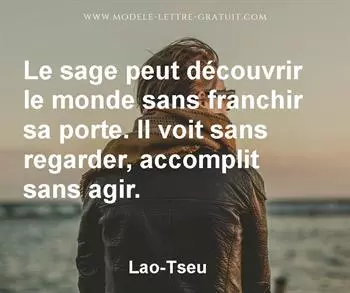 Citation de Lao-Tseu