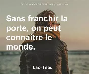 Citation de Lao-Tseu