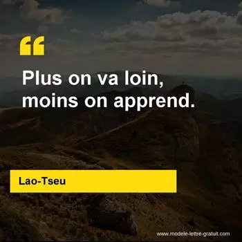 Citation Lao-Tseu