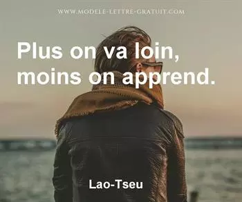 Citation de Lao-Tseu