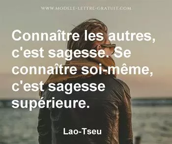 Citation de Lao-Tseu