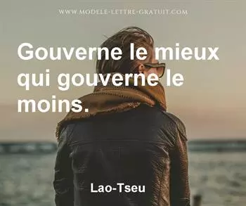Citation de Lao-Tseu