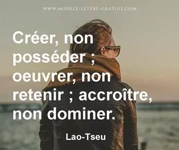 Citation de Lao-Tseu