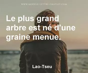 Citation de Lao-Tseu