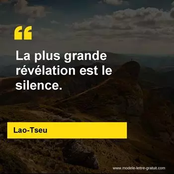 Citation Lao-Tseu