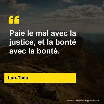 Citation Lao-Tseu