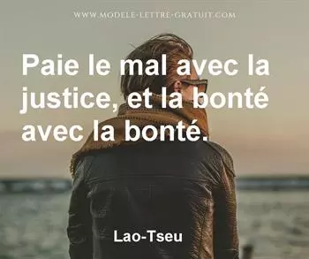 Citation de Lao-Tseu