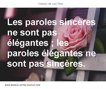 Citations Lao-Tseu