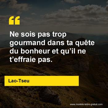 Citation de Lao-Tseu