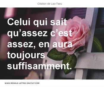 Citations Lao-Tseu