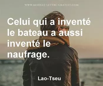 Citation de Lao-Tseu