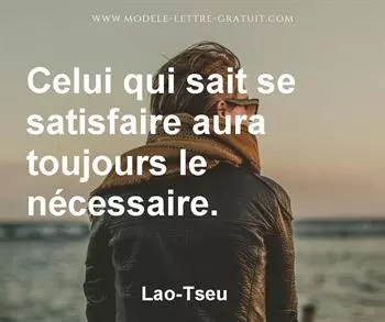 Citation de Lao-Tseu
