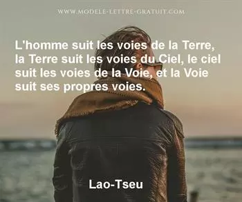 Citation de Lao-Tseu