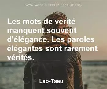 Citation de Lao-Tseu