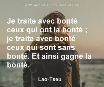 Citation de Lao-Tseu
