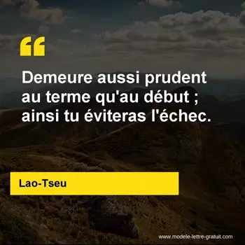 Citation Lao-Tseu