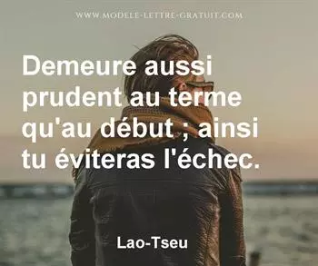 Citation de Lao-Tseu