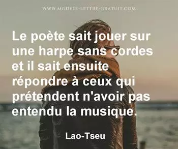Citation de Lao-Tseu
