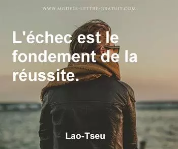 Citation de Lao-Tseu