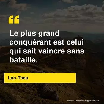 Citation Lao-Tseu
