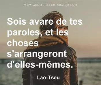 Citation de Lao-Tseu