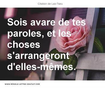 Citations Lao-Tseu