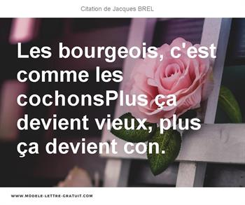 Citations Jacques BREL