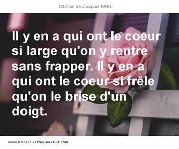 Citations Jacques BREL