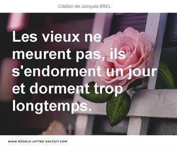 Citations Jacques BREL