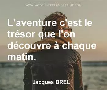 Citation de Jacques BREL