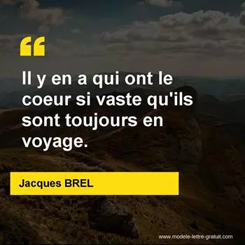 Citation Jacques BREL