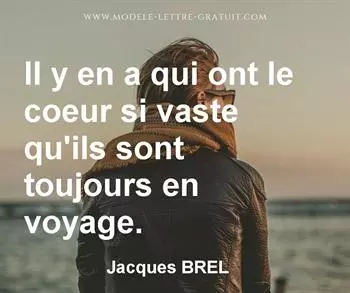 Citation de Jacques BREL
