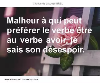 Citations Jacques BREL