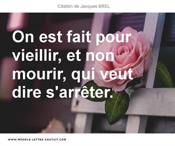 Citations Jacques BREL