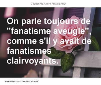 Citations André FROSSARD