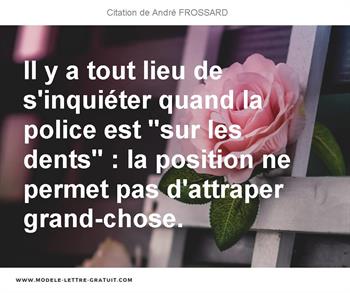 Citations André FROSSARD