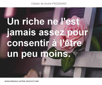 Citations André FROSSARD