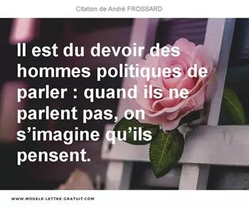Citations André FROSSARD