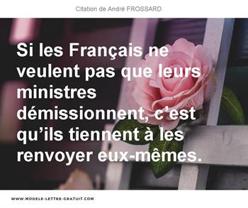Citations André FROSSARD