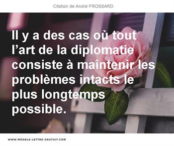 Citations André FROSSARD