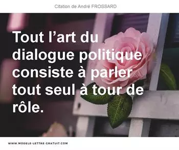 Citations André FROSSARD
