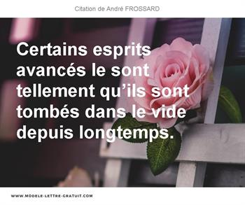 Citations André FROSSARD