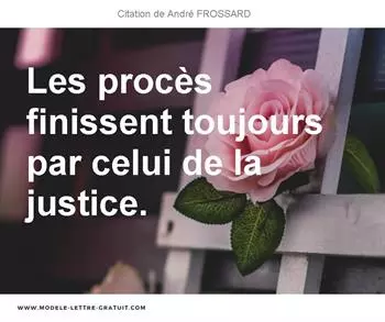 Citations André FROSSARD