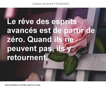 Citations André FROSSARD