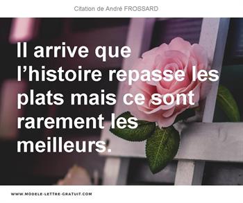 Citations André FROSSARD