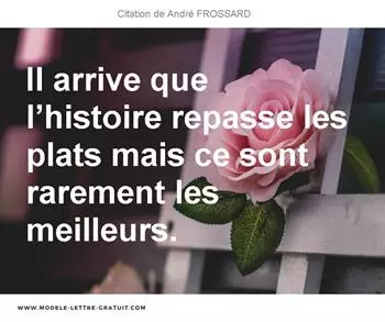 Citations André FROSSARD