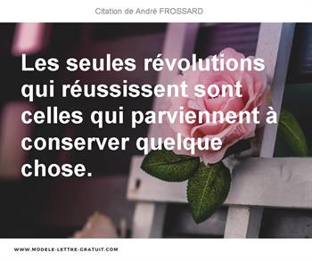 Citations André FROSSARD
